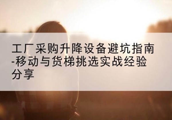 新乐移动式升降机怎么选-工厂采购升降设备避坑指南-移动与货梯挑选实战经验分享